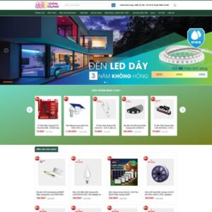 Giao Dien Web Ban Den Led Thiet Bi Dan Dung