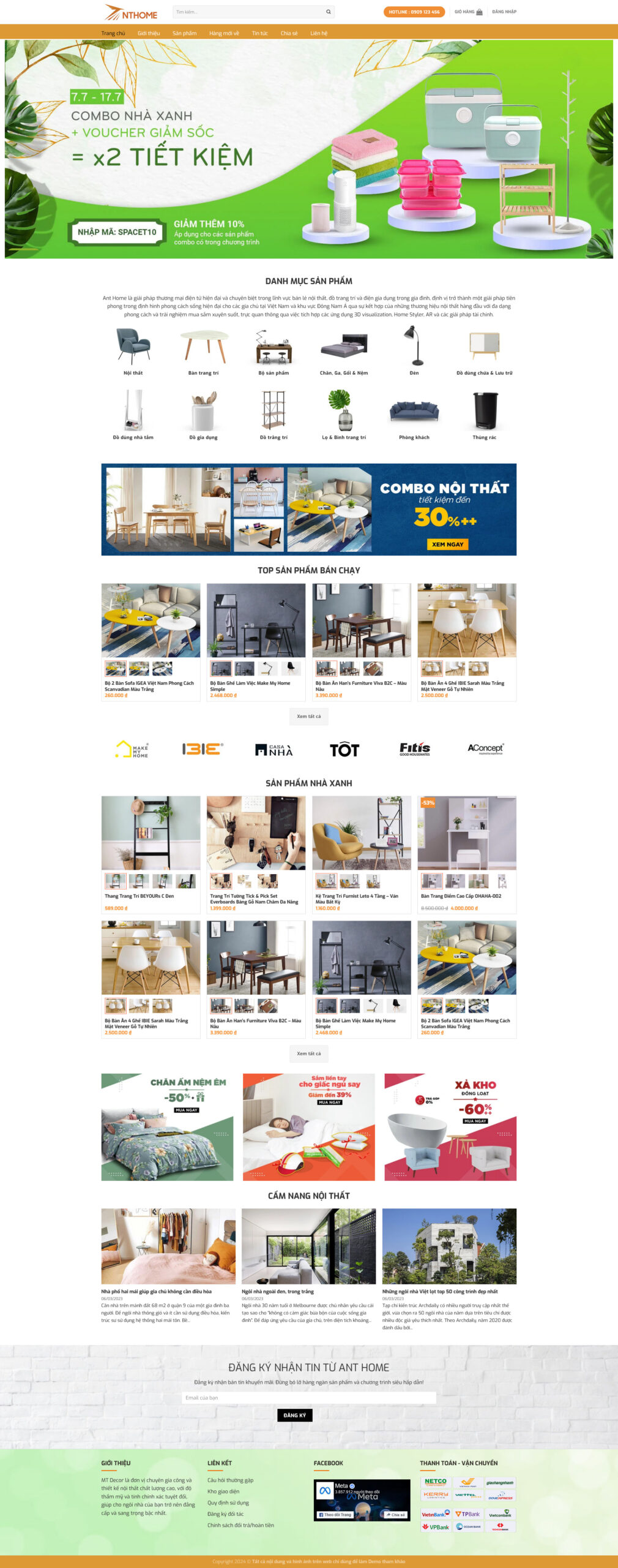Giao Diện Web Bán Nội Thất 28