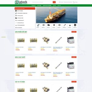 Giao Dien Web Ban Thiet Bi Co Khi Dien Tu Dong