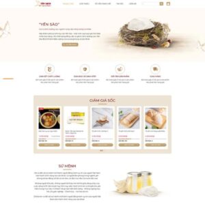 Giao Diện Web Bán Yến Sào 04