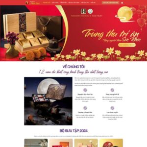 Giao Diện Web Bánh Trung Thu 2024