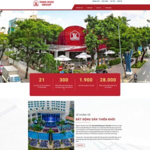 Giao Dien Web Bat Dong San Thien Khoi
