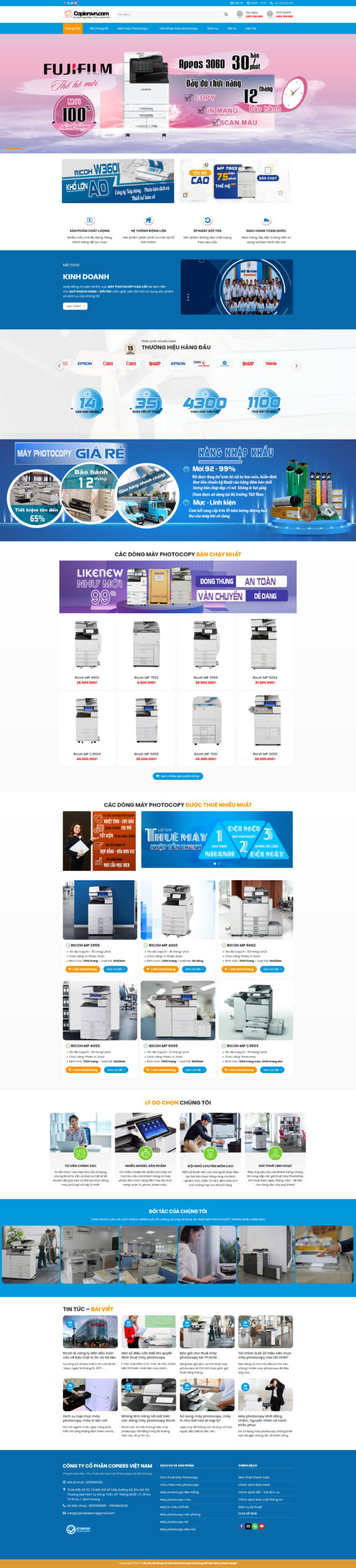 Giao Diện Web Cho Thuê Máy Photocopy 05