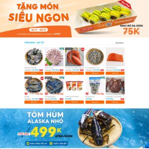 Giao Diện Web Đảo Hải Sản