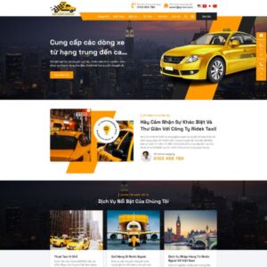 Giao Dien Web Dich Vu Cho Thue Taxi 07