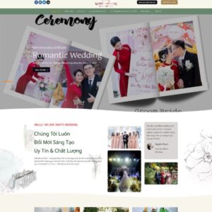Giao Diện Web Dịch Vụ Cưới Hỏi