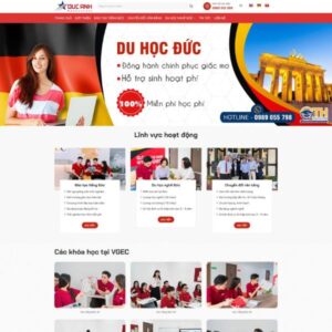 Giao Dien Web Du Hoc Duc