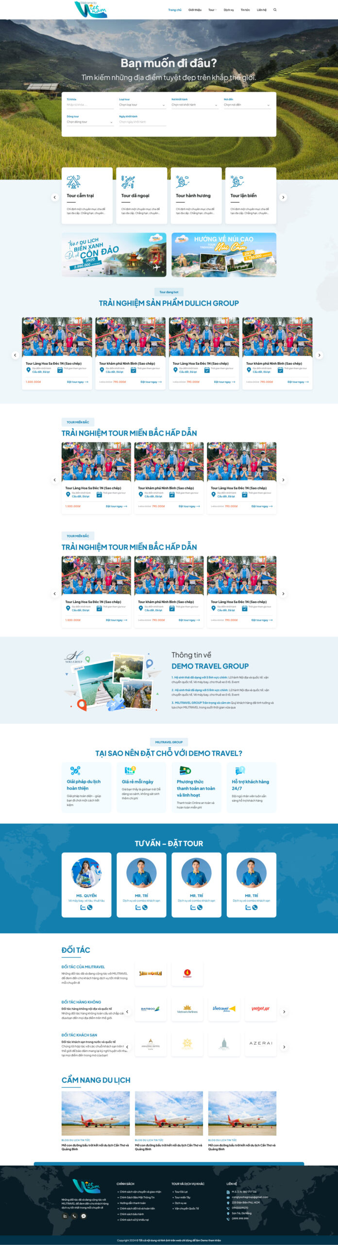 Giao Diện Web Du Lịch 21