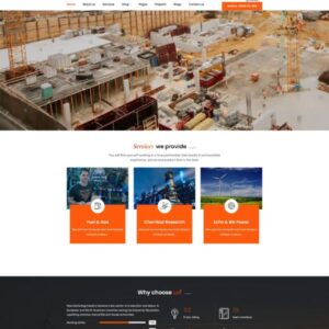 Giao Diện Web Giới Thiệu Công Ty Xây Dựng