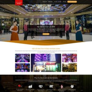 Giao Dien Web Gioi Thieu Phong Tra Karaoke