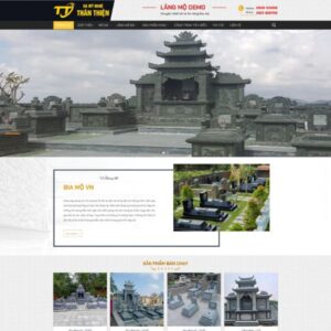 Giao Diện Web Lăng Mộ Đá Mỹ Nghệ