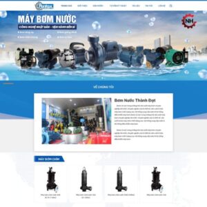 Giao Diện Web Bán Máy Bơm Nước