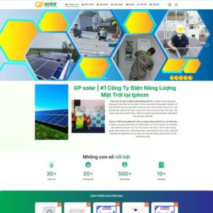 Giao Diện Web Năng Lượng Mặt Trời Solar 03