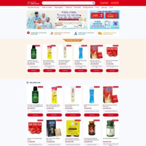 Giao Dien Web Nha Thuoc Long Chau