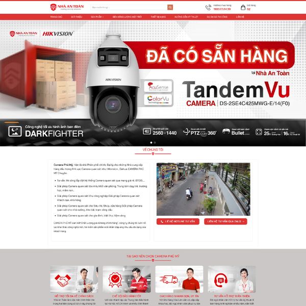Giao Dien Web Shop Ban Camera Quan Sat 07