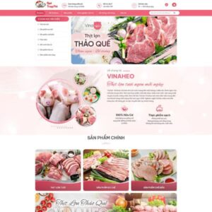 Giao Dien Web Thit Heo Xuc Xich