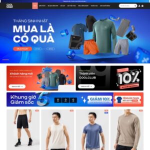 Giao Diện Web Thời Trang Coolmate
