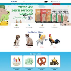 Giao Dien Web Thuc Pham Thu Cung
