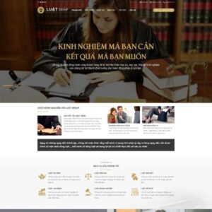 Giao Dien Web Van Phong Luat Su 01