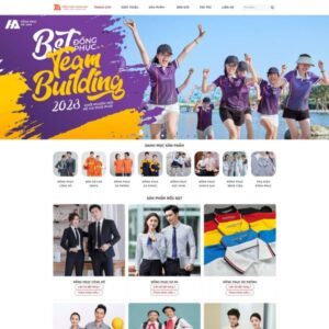 Giao Diện Web Xưởng May Đồng Phục