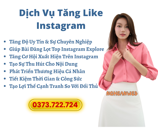dịch vụ tăng like instagram