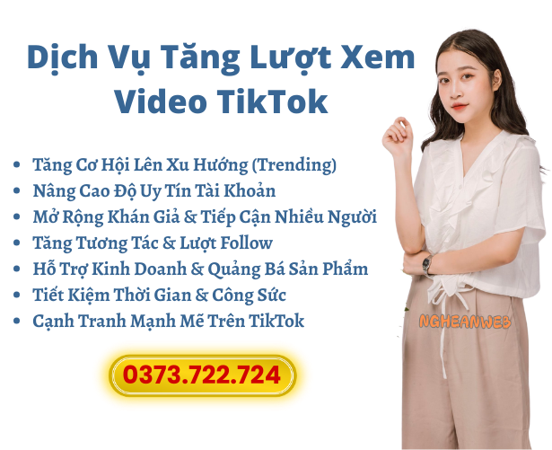 dịch vụ tăng lượt xem video tiktok